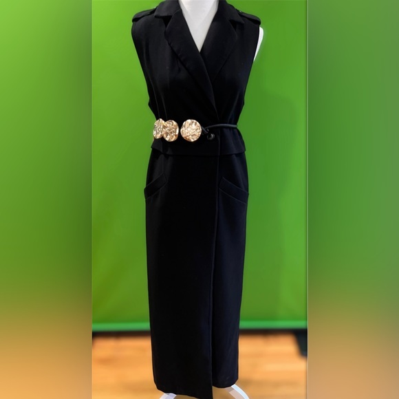 Forever 21 sleeveless maxi black vest - Picture 5 of 7